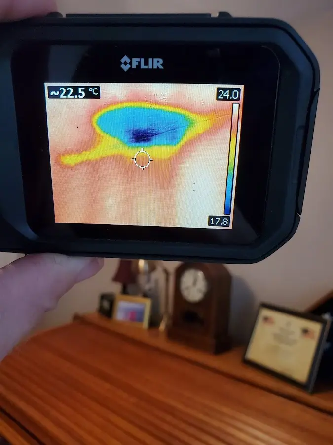 Thermal imaging inspection for water damage in Park City